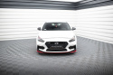 Hyundai I30 N 2017+ Front Splitters Red V.1 Maxton Design