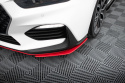 Hyundai I30 N 2017+ Front Splitters Red V.1 Maxton Design