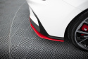 Hyundai I30 N 2017+ Front Splitters Red V.1 Maxton Design
