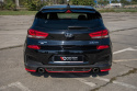 Hyundai I30 N 2017+ Rear Side Splitters Red V.2 Maxton Design