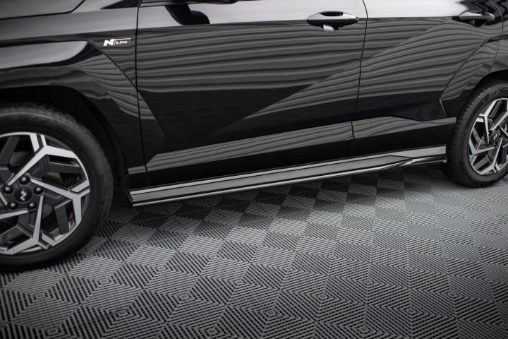 Hyundai Kona N-Line Mk2 2022+ Side Skirts Diffusers V.1 Maxton Design in the group Select car model / Hyundai / Kona Mk2 2023+ at DDESIGN Scandinavia AB (HY-KO-2-NLINE-SD1G)