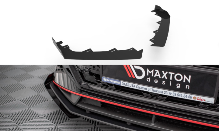 Front Flaps Hyundai I20 N Mk3 Maxton Design in the group Select car model / Hyundai / I20 at DDESIGN Scandinavia AB (HYI203NCNC-FSF1G)