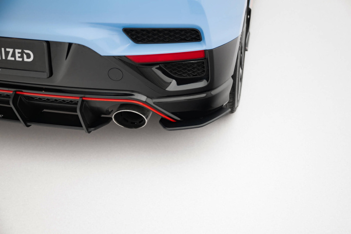 Hyundai Veloster N Mk2 2018-2022 Street Pro Rear Side Splitters Maxton Design in the group Select car model / Hyundai / Veloster (JS) 2018+ at DDESIGN Scandinavia AB (HYVE2NCNC-RSD1B)