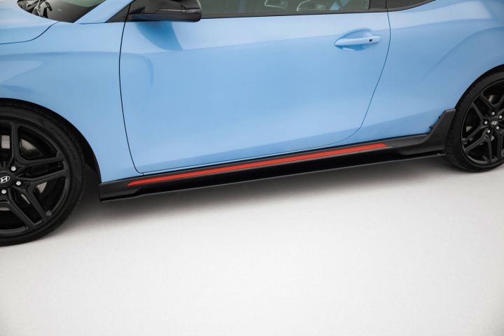 Hyundai Veloster N Mk2 2018-2022 Street Pro Side Skirts Diffusers Maxton Design in the group Select car model / Hyundai / Veloster (JS) 2018+ at DDESIGN Scandinavia AB (HYVE2NCNC-SD1B)