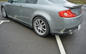 Rear Side Splitters Infiniti G35 Coupe Maxton Design