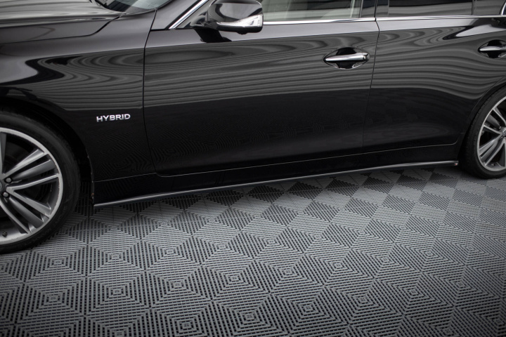 Side Skirts Diffusers V.2 Infiniti Q50 S Mk1 Maxton Design in the group Select car model / Infiniti / Q50 at DDESIGN Scandinavia AB (IN-Q50S-1-SD2G)