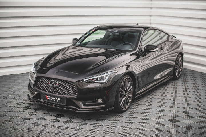 Front Splitter Infiniti Q60 S Mk2 Maxton Design in the group Select car model / Infiniti / Q60 2017–2022 at DDESIGN Scandinavia AB (IN-Q60S-2-FD1G)