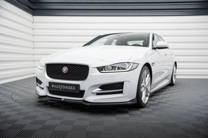 Front Splitter V.1 Jaguar Xe R-Sport X760 Maxton Design in the group Select car model / Jaguar / XE (X760) 2015+ at DDESIGN Scandinavia AB (JA-XE-1-RSPORT-FD1G)
