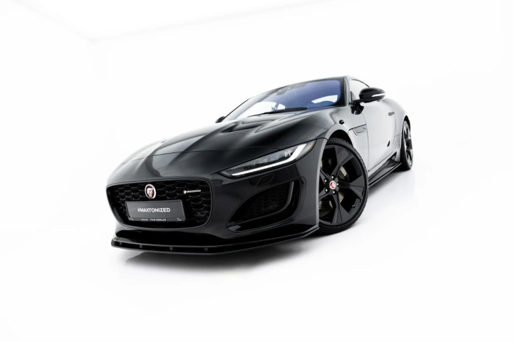 Jaguar F-Type X152 Facelift 2 2020-2024 Street Pro Front Splitter Maxton Design in the group Select car model / Jaguar / F-Type (X152) 2014+ / Styling at DDESIGN Scandinavia AB (JAFTYPE1F2CNC-FD1B)
