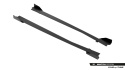 Jaguar F-Type X152 Facelift 2 2020-2024 Street Pro Side Skirts Diffusers + Flaps Black + Gloss Flaps Maxton Design