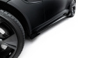 Jaguar F-Type X152 Facelift 2 2020-2024 Street Pro Side Skirts Diffusers + Flaps Black-Red + Gloss Flaps Maxton Design
