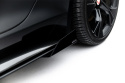 Jaguar F-Type X152 Facelift 2 2020-2024 Street Pro Side Skirts Diffusers + Flaps Black-Red + Gloss Flaps Maxton Design