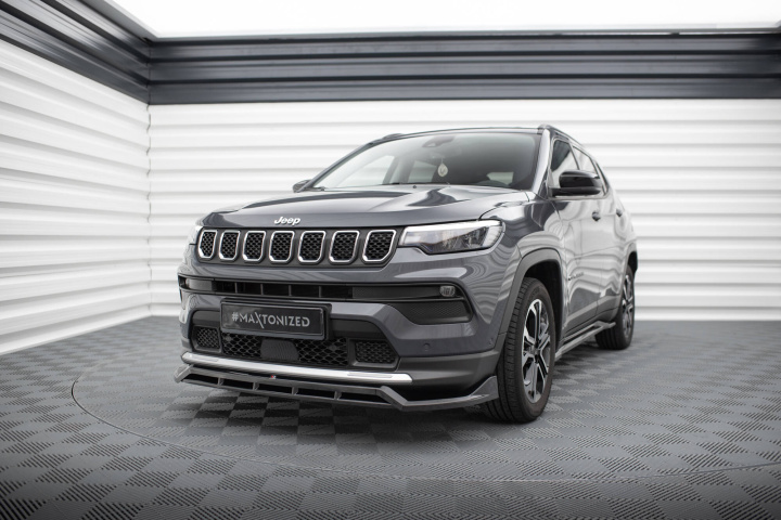 Front Splitter Jeep Compass Limited Mk2 Facelift Maxton Design in the group Select car model / Jeep / Compass at DDESIGN Scandinavia AB (JE-CO-2-FD1G-FD1RG)