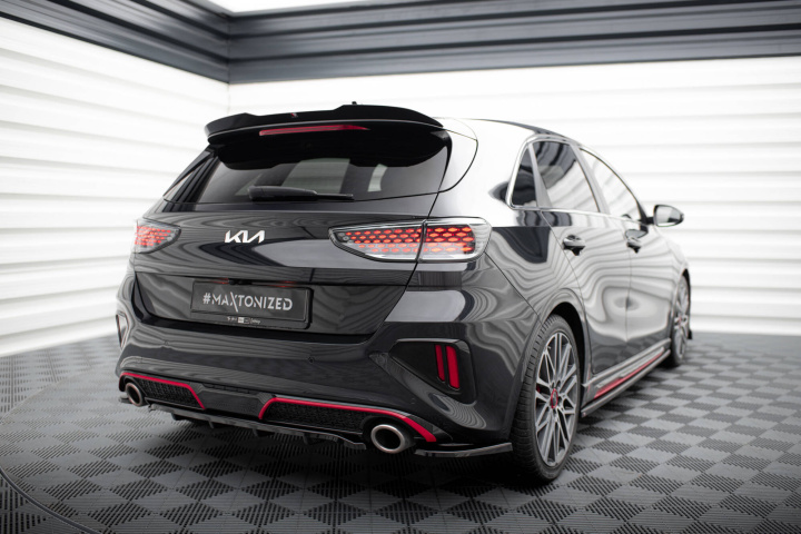 Kia Ceed GT Mk3 Facelift 2022+ Rear Valance V.1 Maxton Design in the group Select car model / KIA / Ceed 06+ / Styling at DDESIGN Scandinavia AB (KI-CE-3F-GT-RD1G-RD2G)
