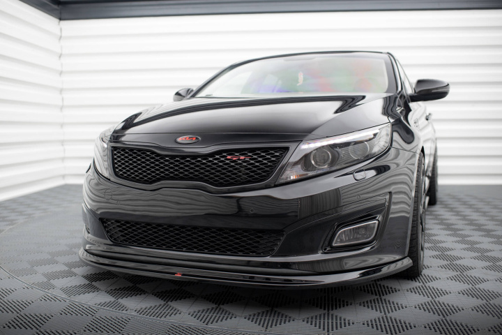 Kia Optima Mk3 2010-2013 Front Splitter V.1 Maxton Design in the group Select car model / KIA / Optima 2000-2015 at DDESIGN Scandinavia AB (KI-OP-1-FD1G)