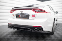 KIA Stinger GT Mk1 2017-2023 Central Rear Splitter (With Vertical Bars) V.1 Maxton Design