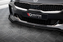 KIA Stinger GT / GT-Line / Standard Mk1 Street Pro Front Splitter + Flaps Maxton Design