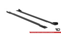 Kia Stinger GT / GT-Line / Standard Mk1 Street Pro Side Skirts Diffusers + Flaps Black-Red + Gloss Flaps Maxton Design