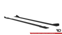 Kia Stinger GT / GT-Line / Standard Mk1 Street Pro Side Skirts Diffusers + Flaps Black-Red + Gloss Flaps Maxton Design
