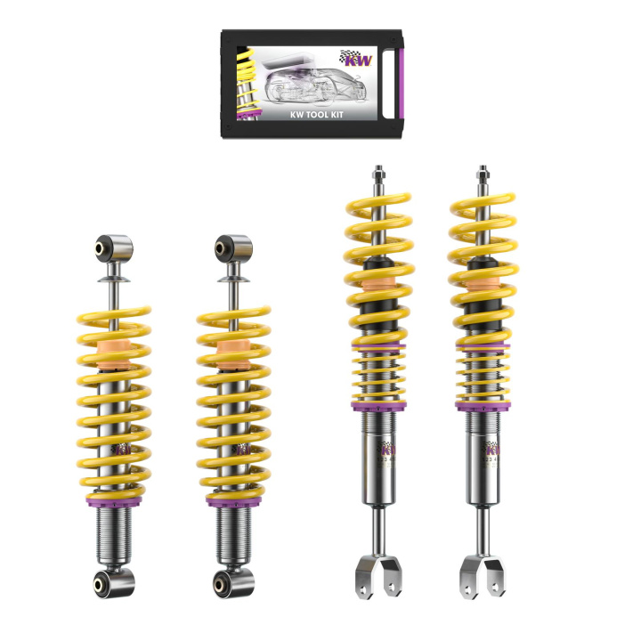 10210021 Coilovers Inox V1 KW Suspension in the group Select car model / Audi / A4 - S4 - RS4 (B5) 1994-2001 / Chassis / Coilovers at DDESIGN Scandinavia AB (KW-10210021)