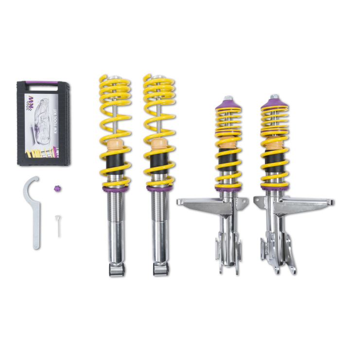 10210023 Coilovers Inox V1 KW Suspension in the group Select car model / Audi / 80 - 90 - 100 1966-1997 / Chassis / Suspension at DDESIGN Scandinavia AB (KW-10210023)