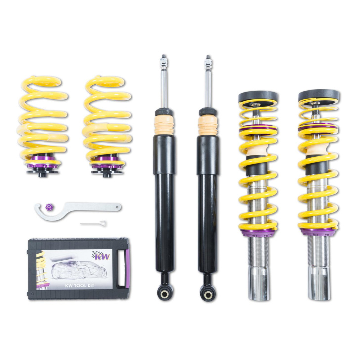 102100AV Coilovers Inox V1 KW Suspension in the group Select car model / Audi / A4 - S4 - RS4 (B9) 2015+ / Chassis / Coilovers at DDESIGN Scandinavia AB (KW-102100AV)