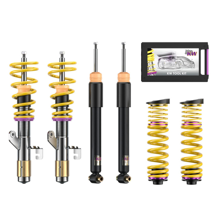 1022000G Coilovers Inox V1 (incl. Cancellation Kit) KW Suspension in the group Select car model / BMW / 1-series 2-series (F20-F23) 2011-2019 / Chassis / Suspension at DDESIGN Scandinavia AB (KW-1022000G)