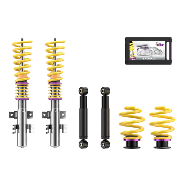 10280040 Coilovers Inox V1 KW Suspension in the group Select car model / VW / Transporter T5 / Chassis / Shock absorber at DDESIGN Scandinavia AB (KW-10280040)