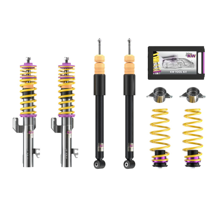 102800AD Coilovers Inox V1 (incl. Cancellation Kit) KW Suspension in the group Select car model / VW / Polo 09-16 / Chassis / Suspension at DDESIGN Scandinavia AB (KW-102800AD)