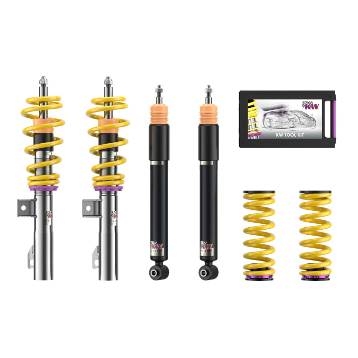 10282034 Coilovers Inox V1 KW Suspension in the group Select car model / Audi / Q4 e-tron 2021+ at DDESIGN Scandinavia AB (KW-10282034)