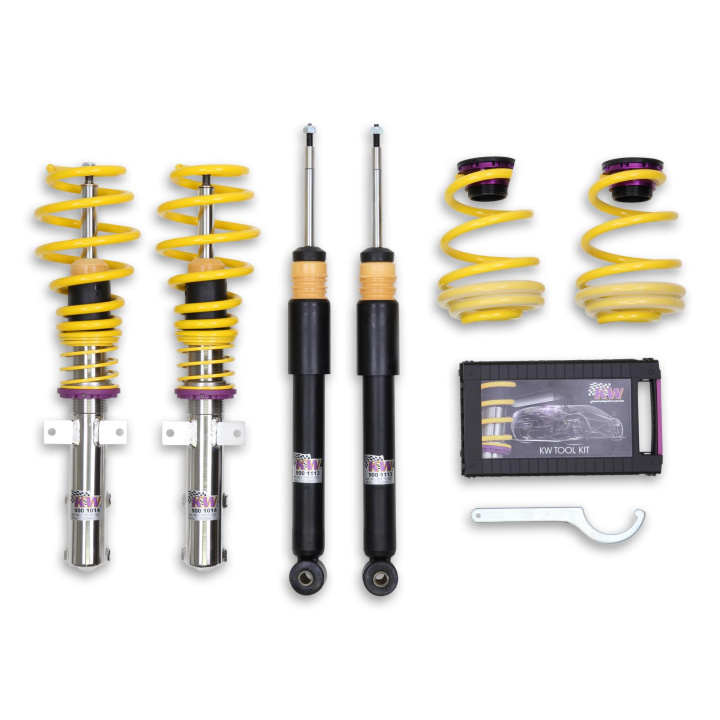 10290032 Coilovers Inox V1 KW Suspension in the group Select car model / Renault / Clio 3 05-14 / Chassis / Suspension at DDESIGN Scandinavia AB (KW-10290032)