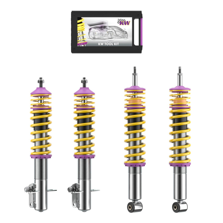 15280001 Coilovers Inox V2 KW Suspension in the group Select car model / VW / Golf 1 74-83 / Chassis / Suspension at DDESIGN Scandinavia AB (KW-15280001)