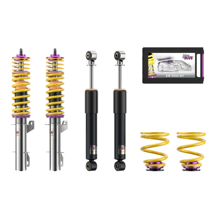 15280031 Coilovers Inox V2 KW Suspension in the group Select car model / Skoda / Octavia Mk1 96-04 / Chassis / Suspension at DDESIGN Scandinavia AB (KW-15280031)