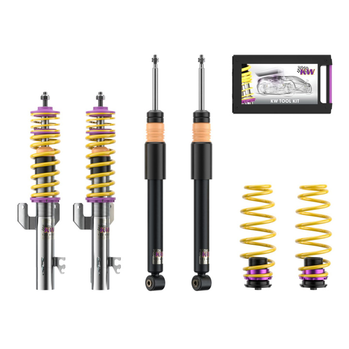 15281016 Coilovers Inox V2 KW Suspension in the group Select car model / VW / Polo 09-16 / Chassis / Suspension at DDESIGN Scandinavia AB (KW-15281016)