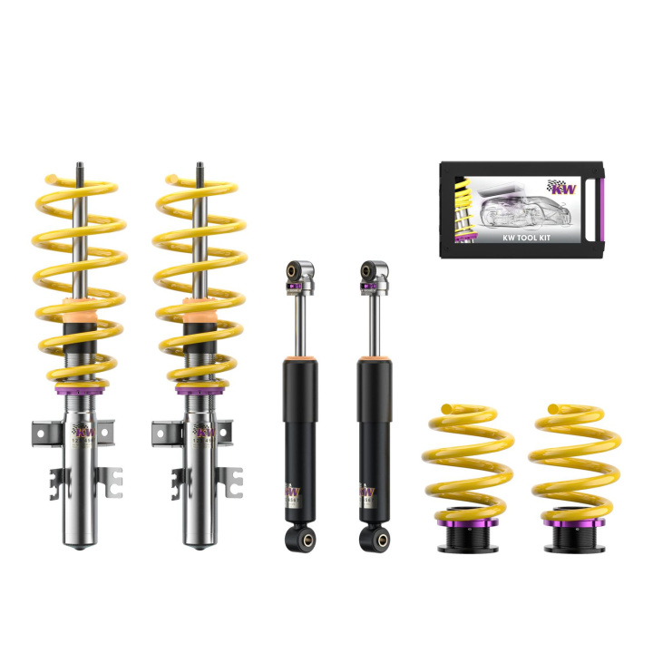 180800AN Coilovers V2 Comfort (incl. Cancellation Kit) KW Suspension in the group Select car model / VW / Transporter T6 / Chassis at DDESIGN Scandinavia AB (KW-180800AN)