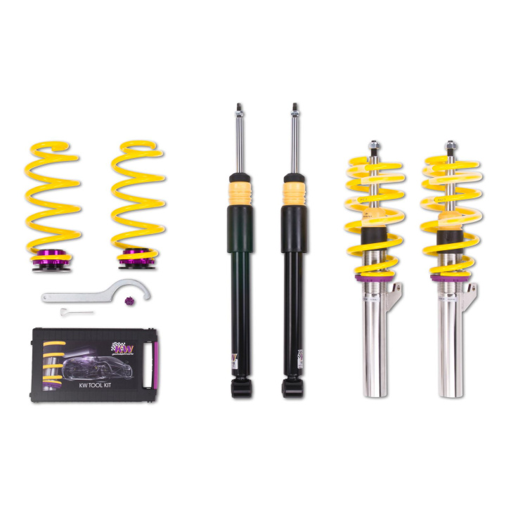18081028 Coilovers V2 Comfort KW Suspension in the group Select car model / VW / Golf 7 Standard 12-19 / Chassis / Suspension at DDESIGN Scandinavia AB (KW-18081028)
