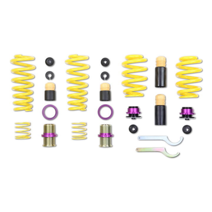 25310056 Height Adjustable Lowering Springs HAS KW Suspension in the group Select car model / Audi / A6 - S6 - RS6 (C6) 2004-2011 / Chassis / Lowering springs at DDESIGN Scandinavia AB (KW-25310056)