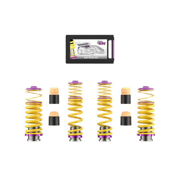 253100AM Height Adjustable Lowering Springs HAS KW Suspension in the group Select car model / Audi / R8 2006+ / Chassis / Suspension at DDESIGN Scandinavia AB (KW-253100AM)