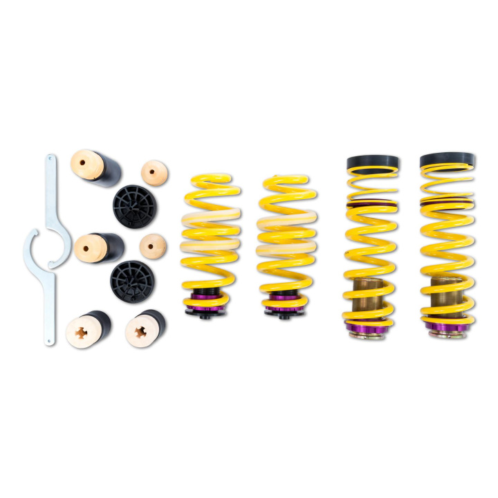253100AS Height Adjustable Lowering Springs HAS KW Suspension in the group Select car model / Audi / A4 - S4 - RS4 (B8) 2007-2014 / Chassis / Lowering springs at DDESIGN Scandinavia AB (KW-253100AS)