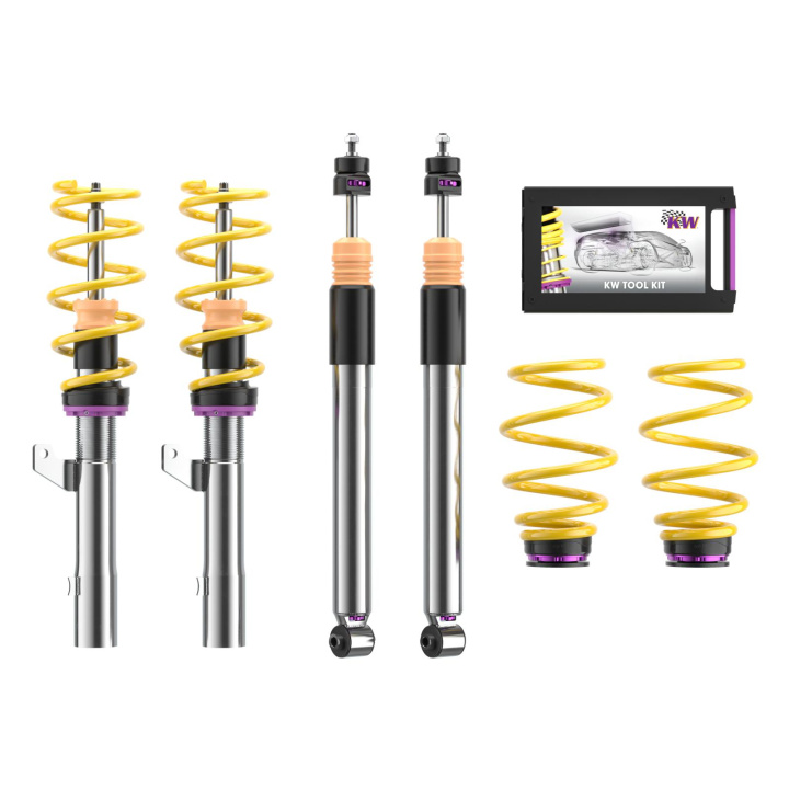 352088000R Coilovers V3 Leveling (incl. Cancellation Kit) KW Suspension in the group Select car model / VW / Golf 7 Standard 12-19 / Chassis at DDESIGN Scandinavia AB (KW-352088000R)