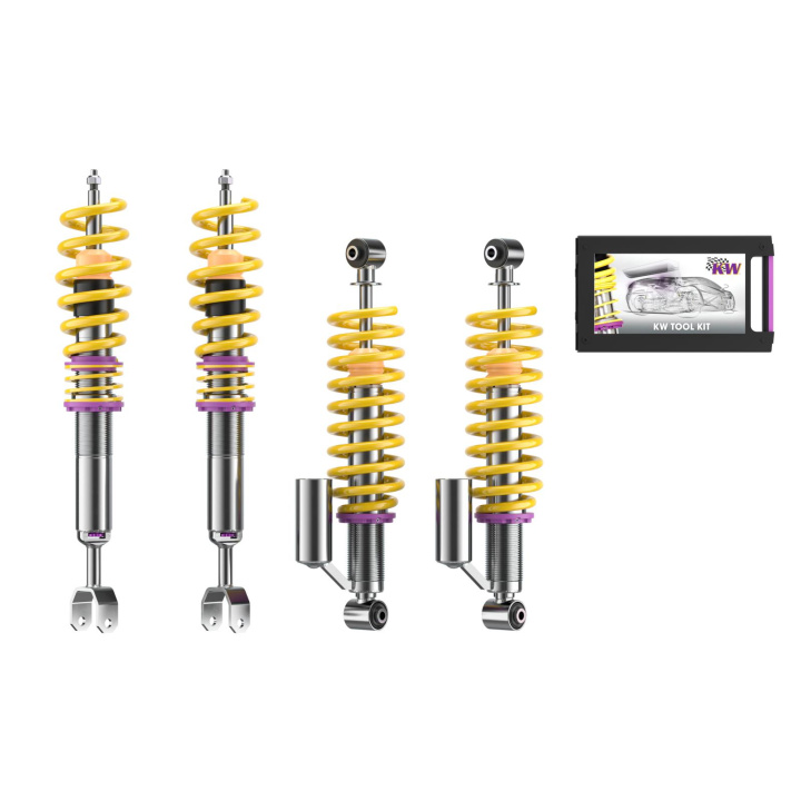 35210012 Coilovers Inox V3 KW Suspension in the group Select car model / Audi / A4 - S4 - RS4 (B5) 1994-2001 / Chassis / Coilovers at DDESIGN Scandinavia AB (KW-35210012)
