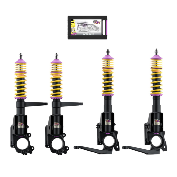 352100EA Coilovers Inox V3 KW Suspension in the group Select car model / Audi / 80 - 90 - 100 1966-1997 / Chassis at DDESIGN Scandinavia AB (KW-352100EA)