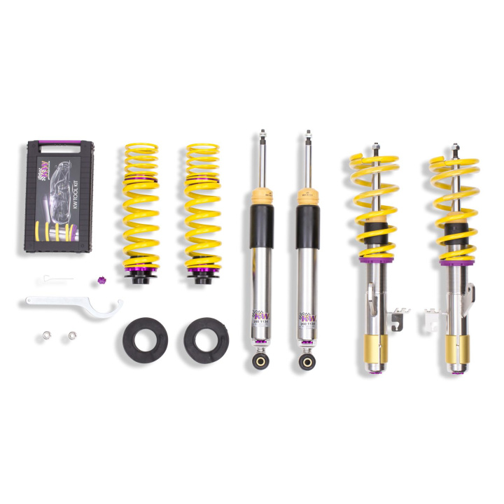 352200AC Coilovers Inox V3 KW Suspension in the group Select car model / BMW / 3-series-4-series (F30-F36) 11-19 / Chassis / Suspension (F36) at DDESIGN Scandinavia AB (KW-352200AC)