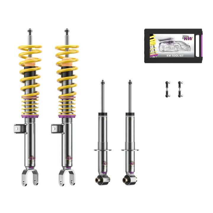 352200FH Coilovers Inox V3 KW Suspension in the group Select car model / BMW / 5-series (G30-G31) 16+ / Chassis at DDESIGN Scandinavia AB (KW-352200FH)