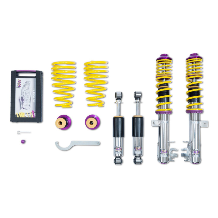 35240020 Coilovers Inox V3 KW Suspension in the group Select car model / Fiat / 500 07+ / Chassis / Suspension at DDESIGN Scandinavia AB (KW-35240020)