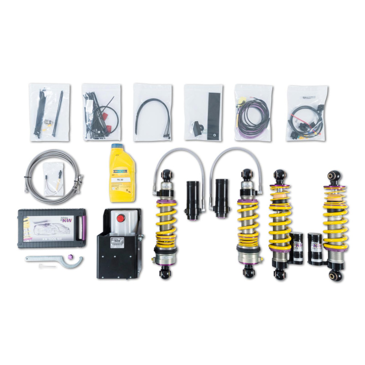 35271254 Coilovers Inox V3 med HLS 2 KW Suspension in the group Select car model / Porsche / 981 Cayman 12-16 / Chassis at DDESIGN Scandinavia AB (KW-35271254)