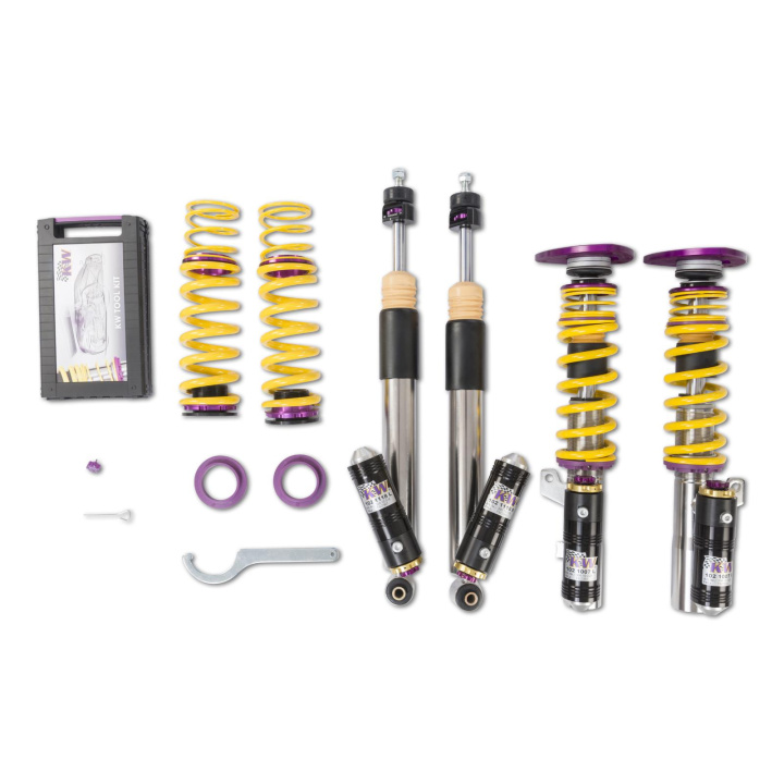 397102AK Coilovers V4 Clubsport KW Suspension in the group Select car model / Audi / A3 - S3 - RS3 (8V) 2012-2019 / Chassis / Coilovers at DDESIGN Scandinavia AB (KW-397102AK)