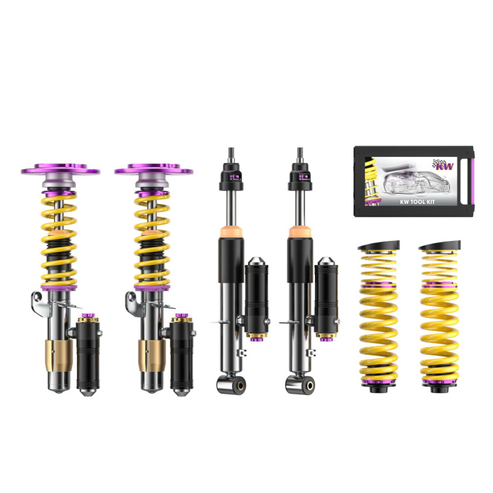 3A7200DY Coilovers Inox V4 (incl. Cancellation Kit) KW Suspension in the group Select car model / BMW / 1-series 2-series (F20-F23) 2011-2019 / Chassis at DDESIGN Scandinavia AB (KW-3A7200DY)