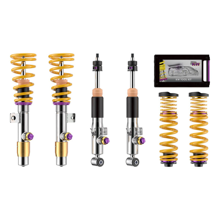 3A7200EQ Coilovers Inox V4 (incl. Cancellation Kit) KW Suspension in the group Select car model / BMW / 3-series-4-series (G20-G26) 19+ / Chassis at DDESIGN Scandinavia AB (KW-3A7200EQ)