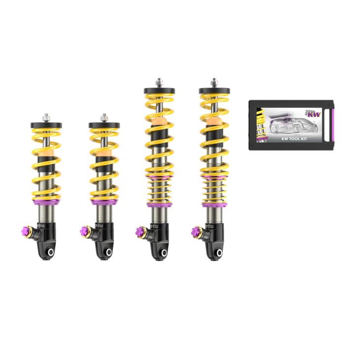 3A72500C Coilovers Inox V4 (incl. Cancellation Kit) KW Suspension in the group Select car model / Mercedes Benz / SLS AMG (W197) / Chassis / Suspension at DDESIGN Scandinavia AB (KW-3A72500C)